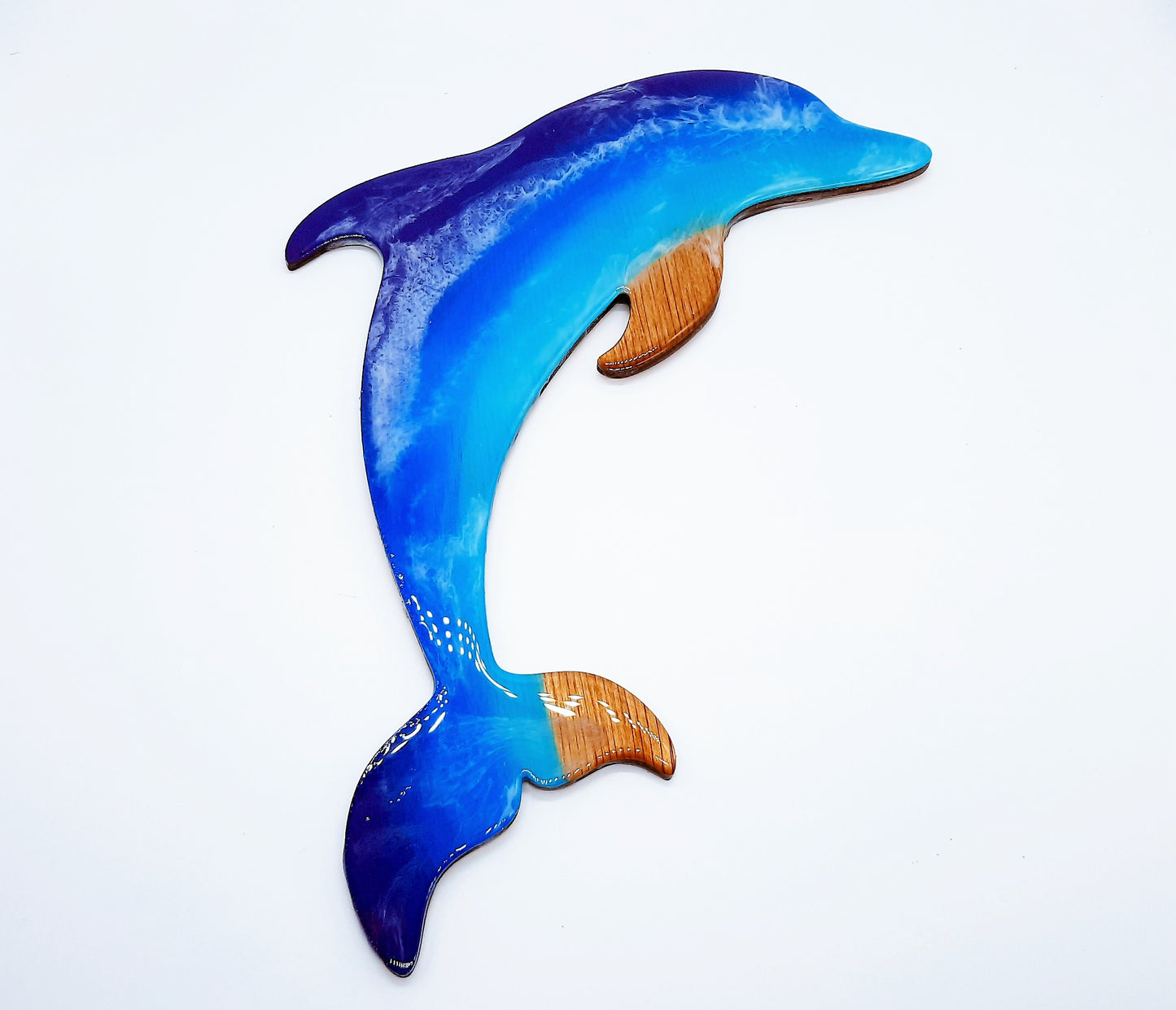 Resin & Wood Seascape Dolphin