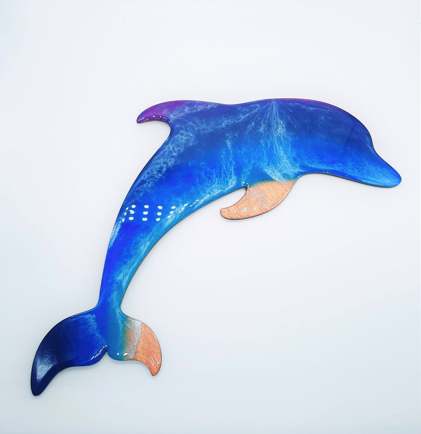 Resin & Wood Seascape Dolphin