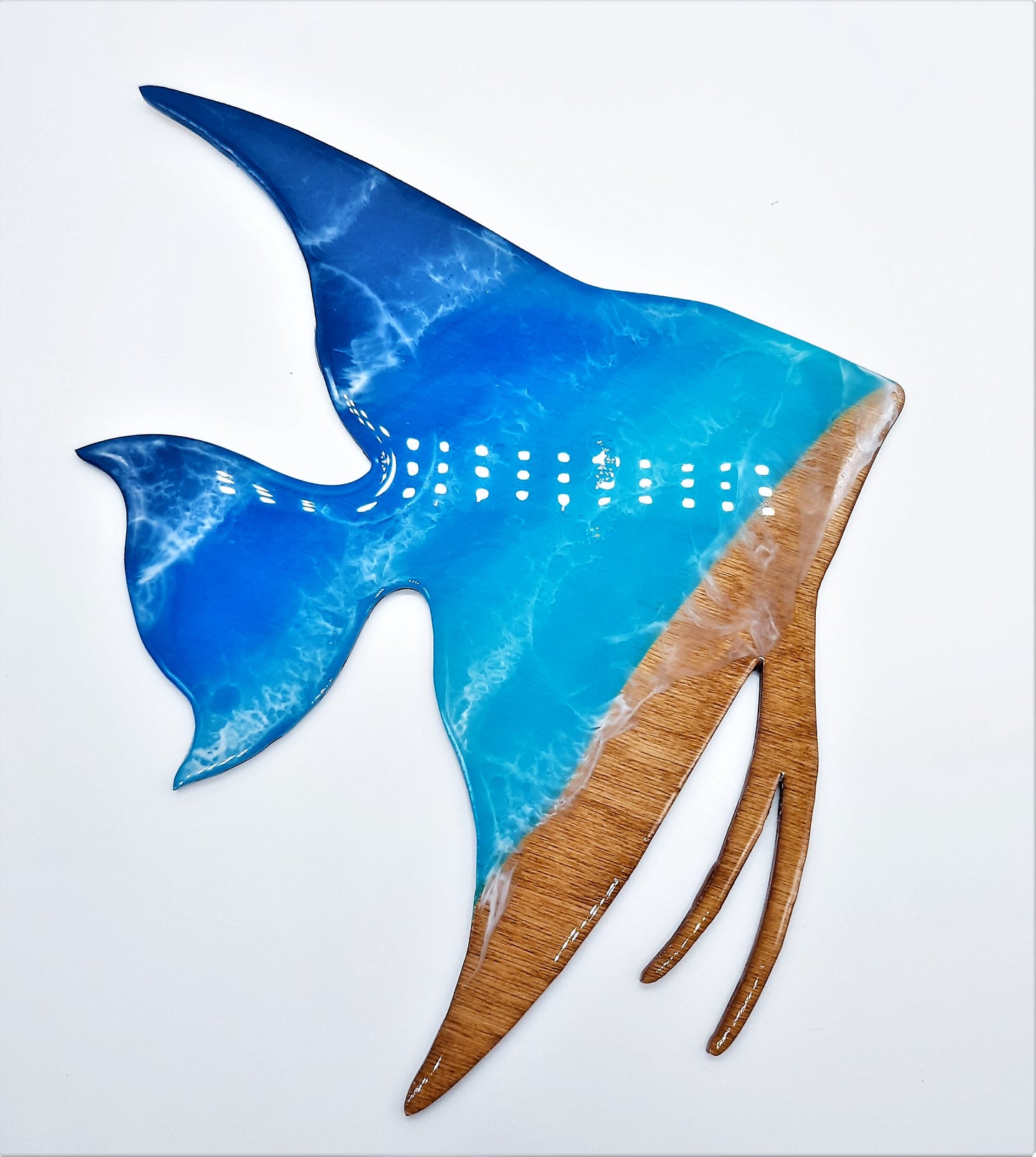 Resin & Wood Seascape Angelfish