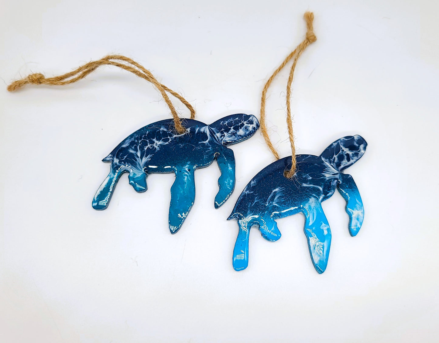 Resin and Wood Sealife Ornament