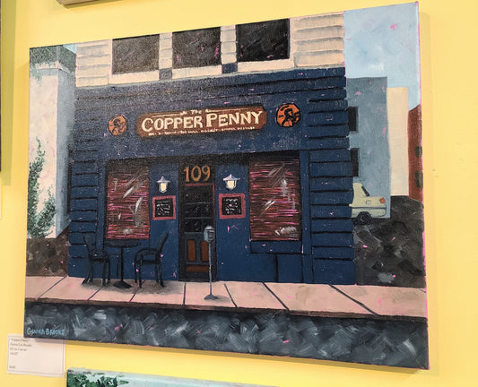 The Copper Penny Original Oil Painting by Genna Lee Brooks