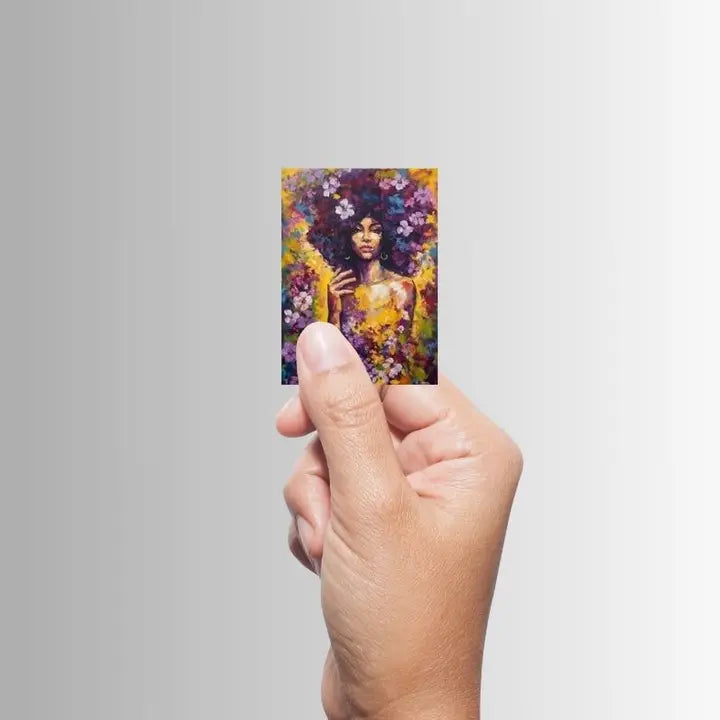 Set of 5 Magnets - Purple African Queens
