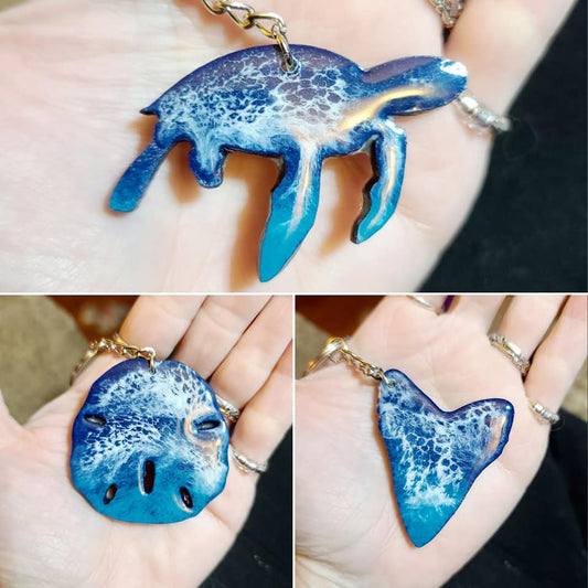 Ocean Themed Sea Creatures Key Chain