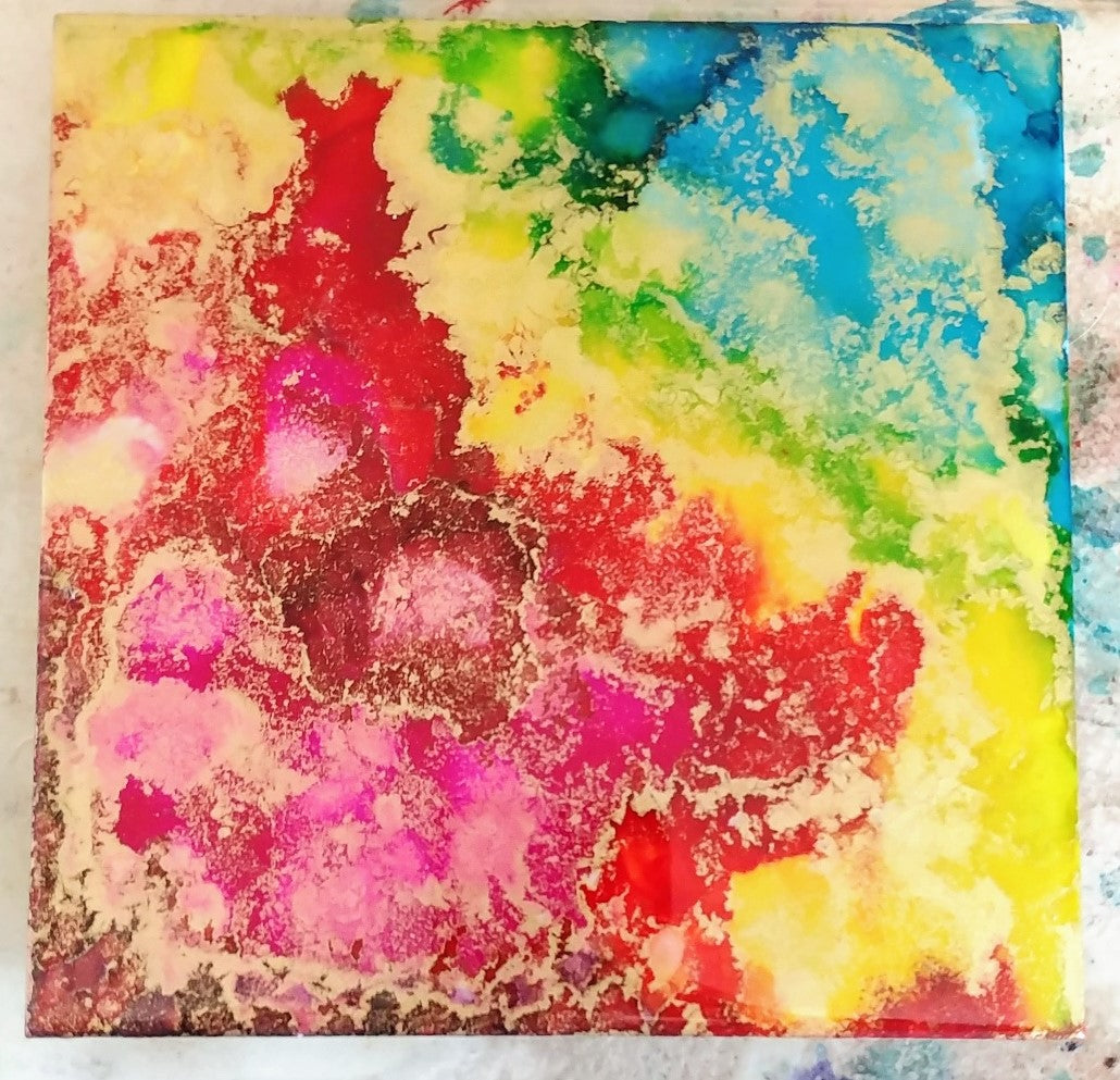 Book a Private Group Class! Make Your Own Tile & Alcohol Ink Coasters (4)