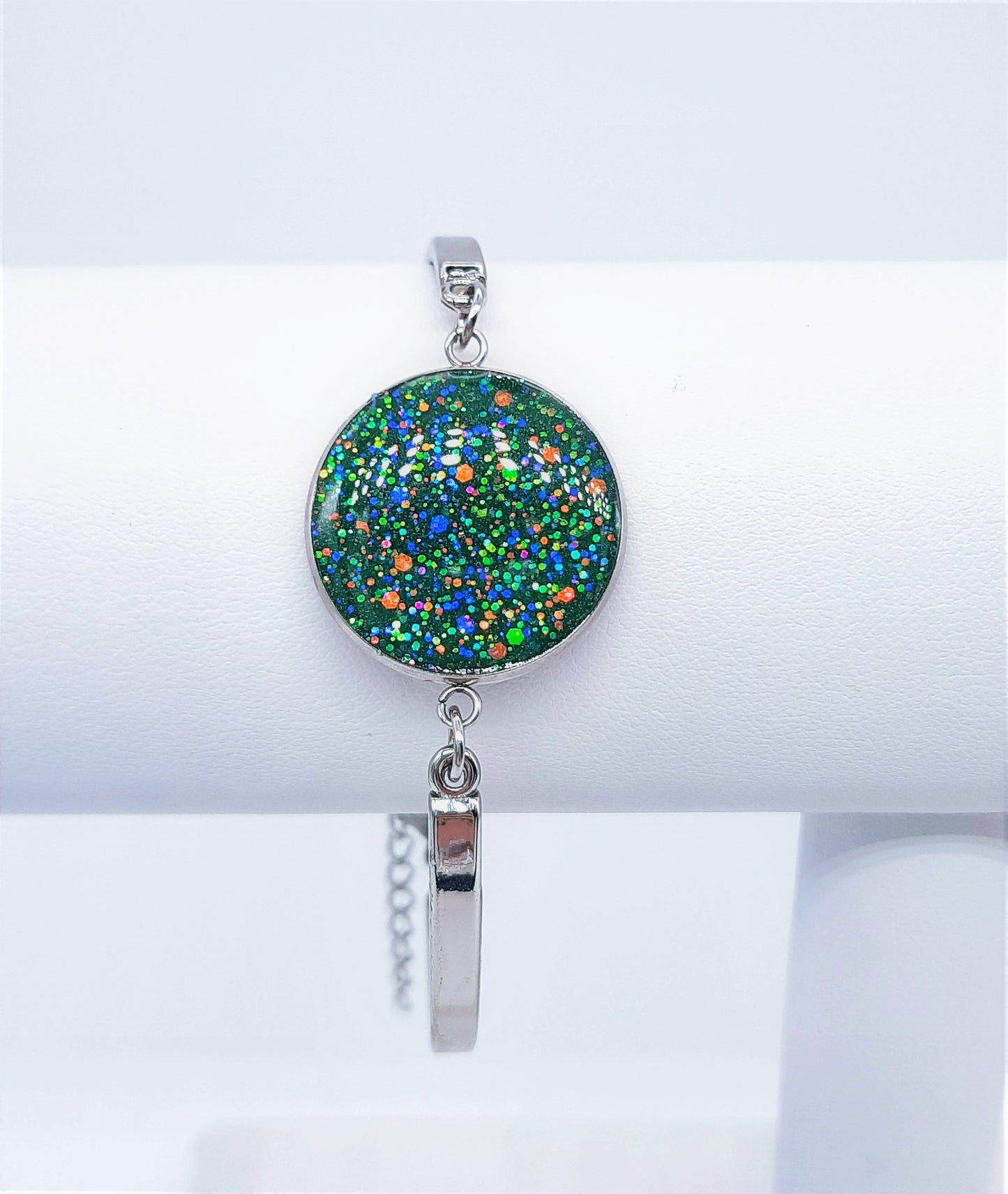 Sparkle Resin Bangle Bracelet