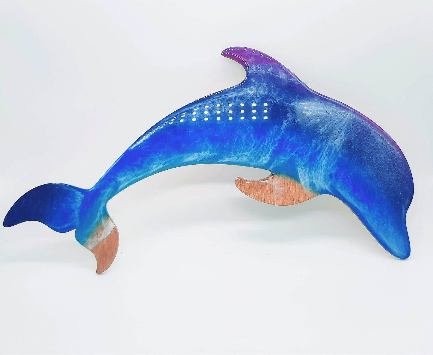 Resin & Wood Seascape Dolphin