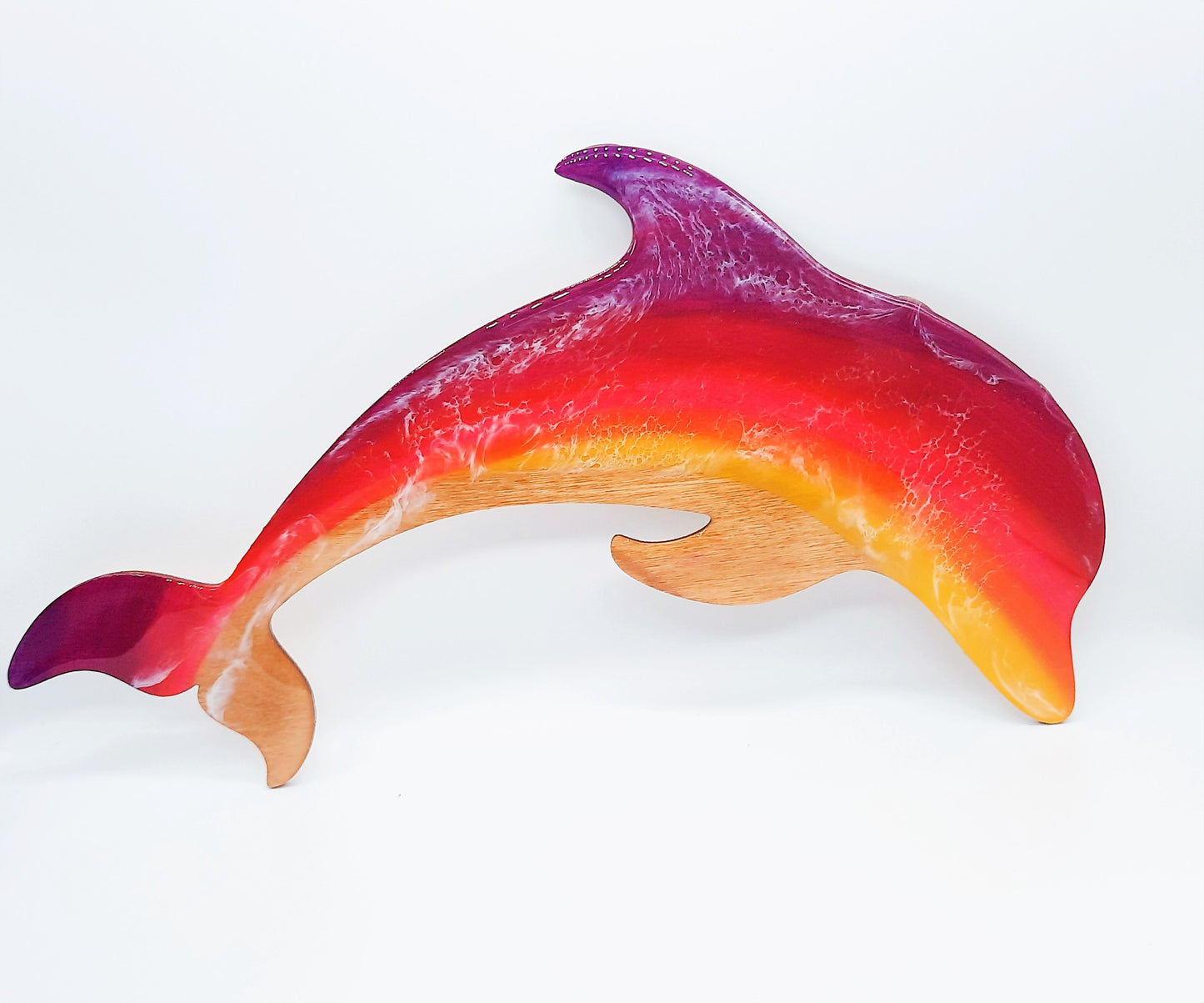 Resin & Wood Seascape Dolphin