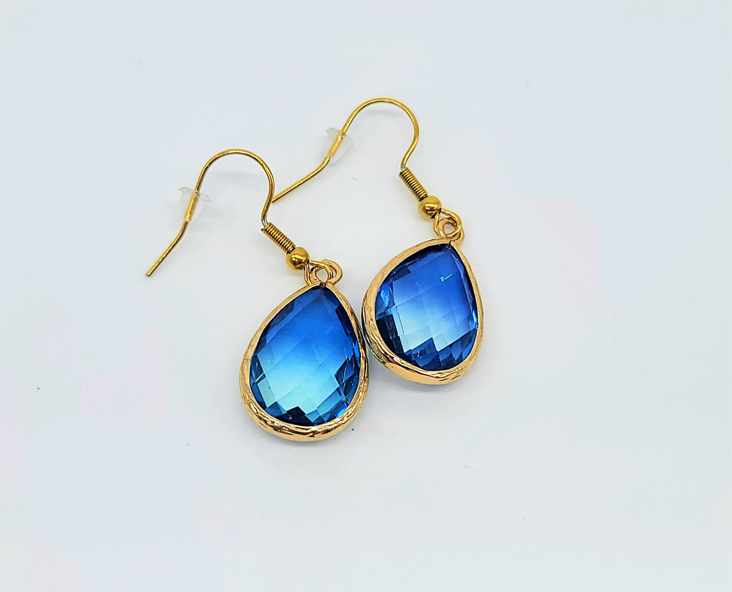 Blue Ombre Teardrop Earrings