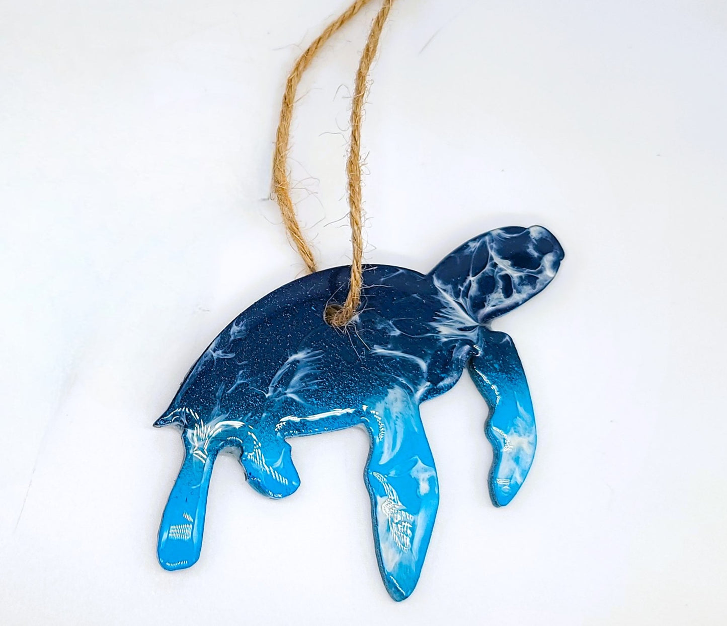 Resin and Wood Sealife Ornament