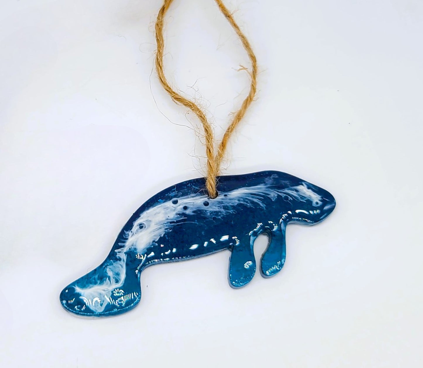 Resin and Wood Sealife Ornament