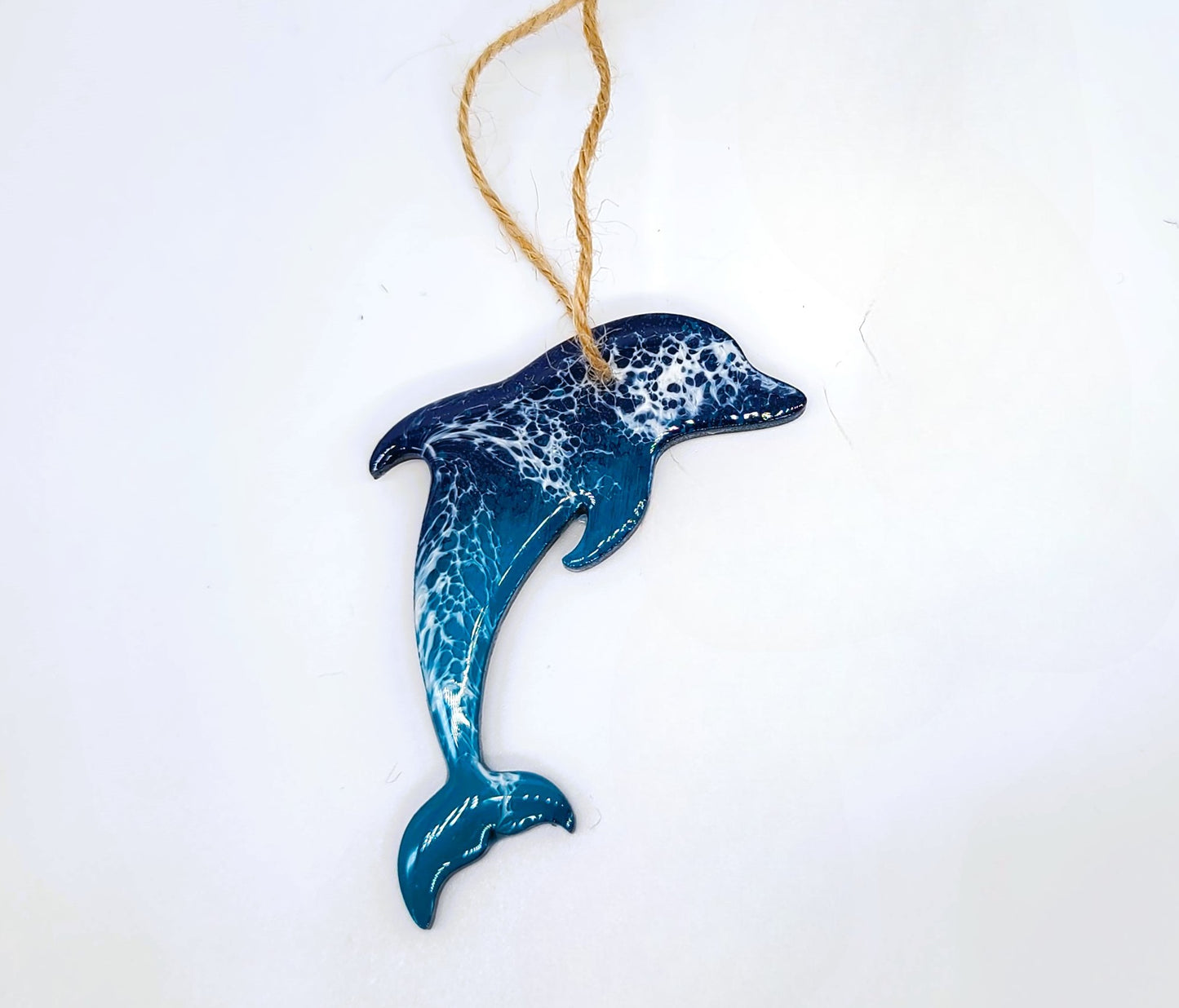 Resin and Wood Sealife Ornament