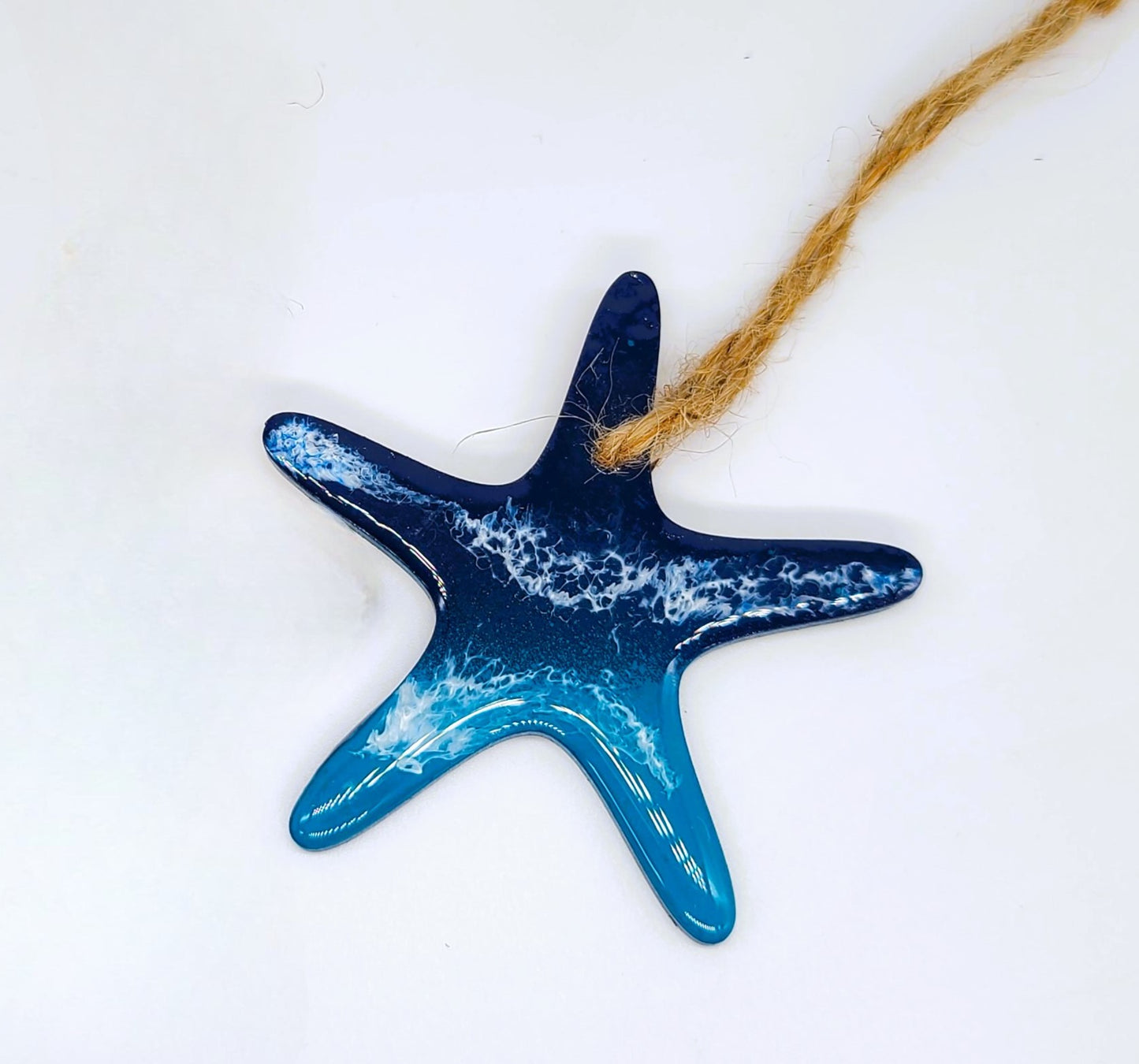 Resin and Wood Sealife Ornament