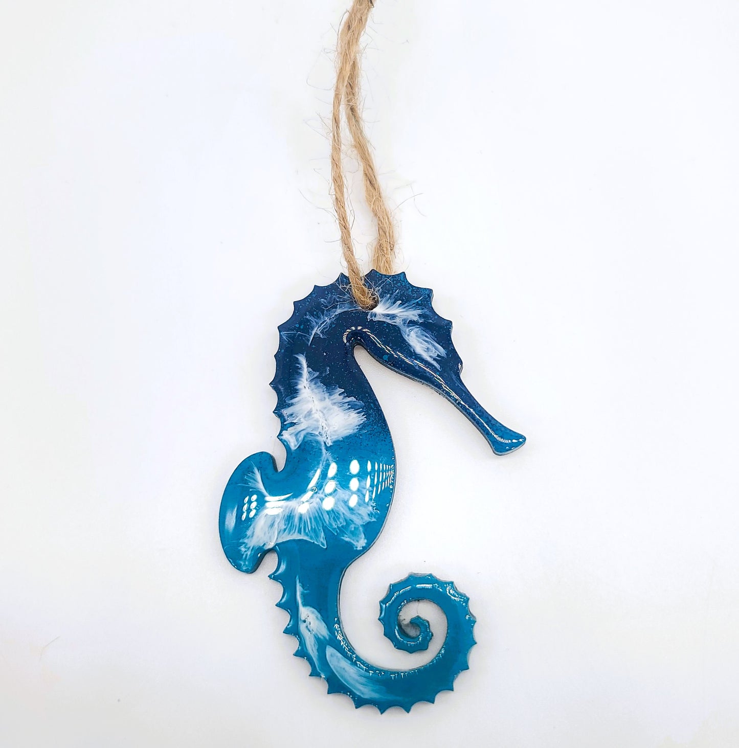 Resin and Wood Sealife Ornament