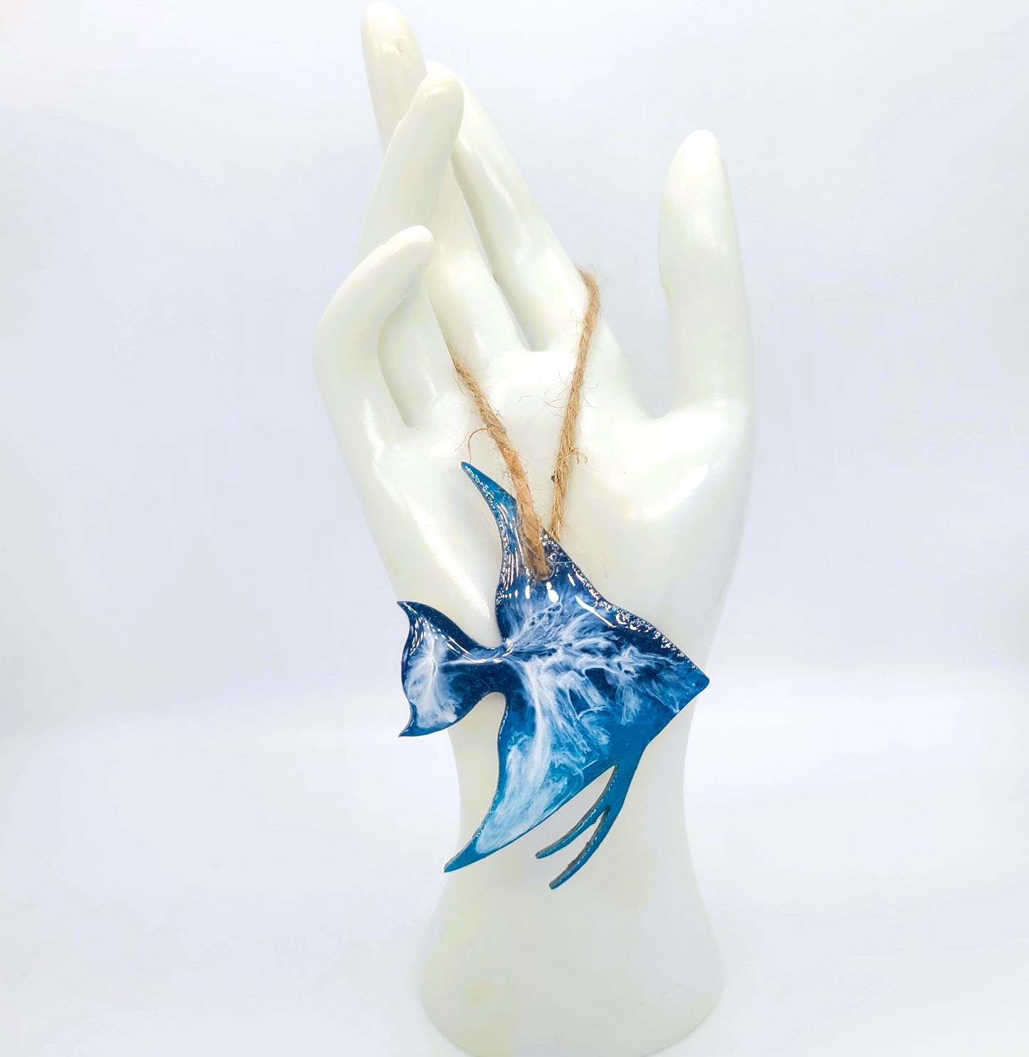 Resin and Wood Sealife Ornament