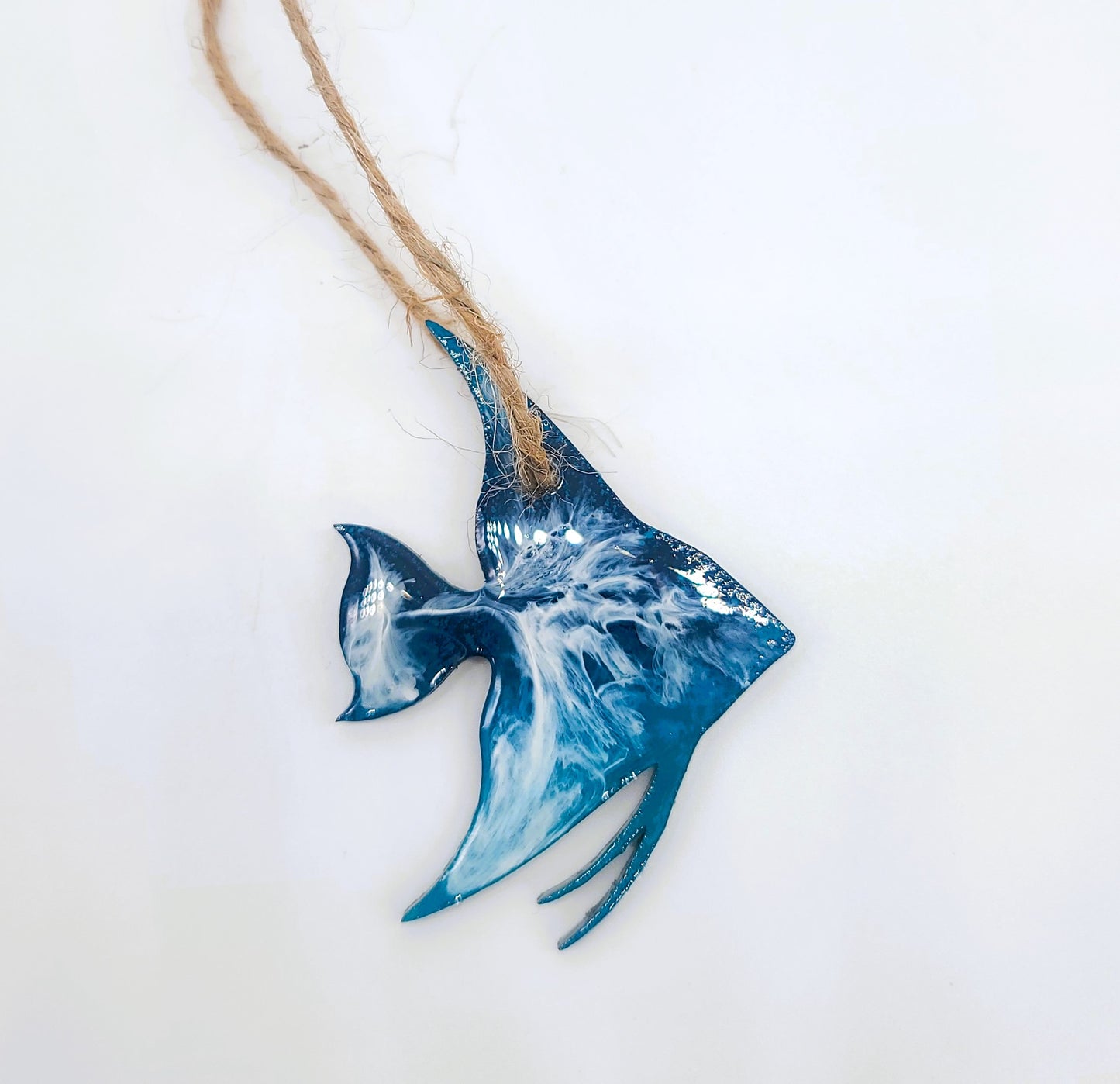 Resin and Wood Sealife Ornament