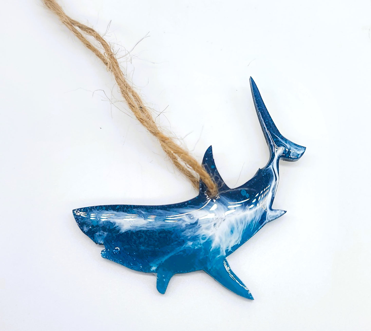 Resin and Wood Sealife Ornament