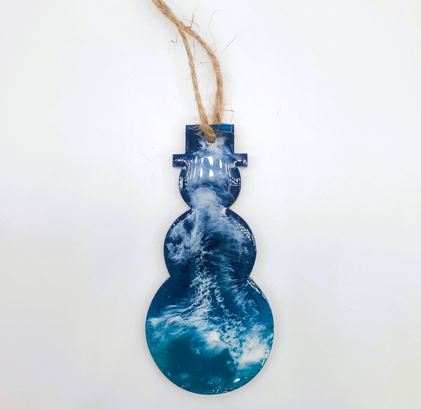 Resin and Wood Sealife Ornament