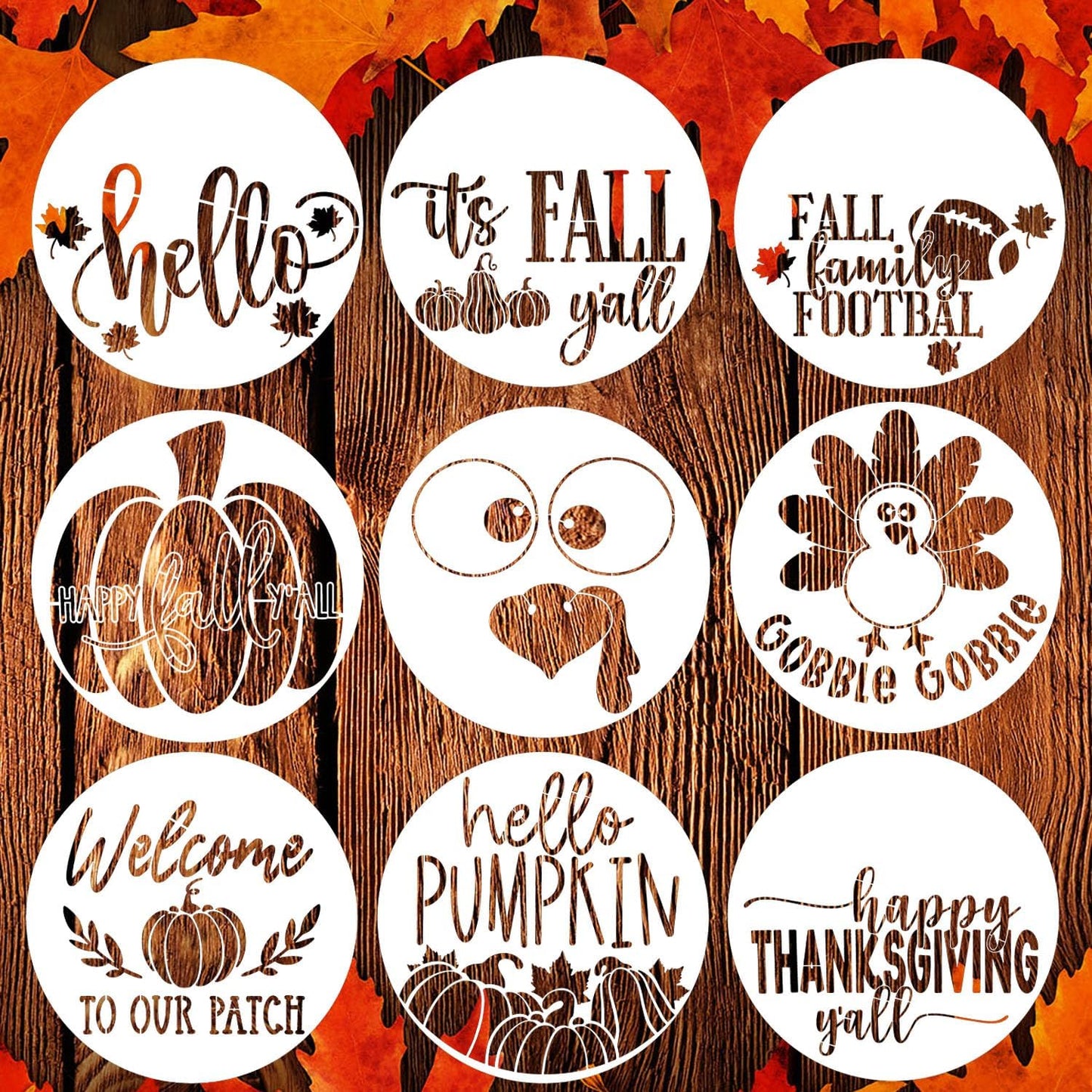 Make Your Own Fall/Thanksgiving Themed Outdoor Welcome Mat!