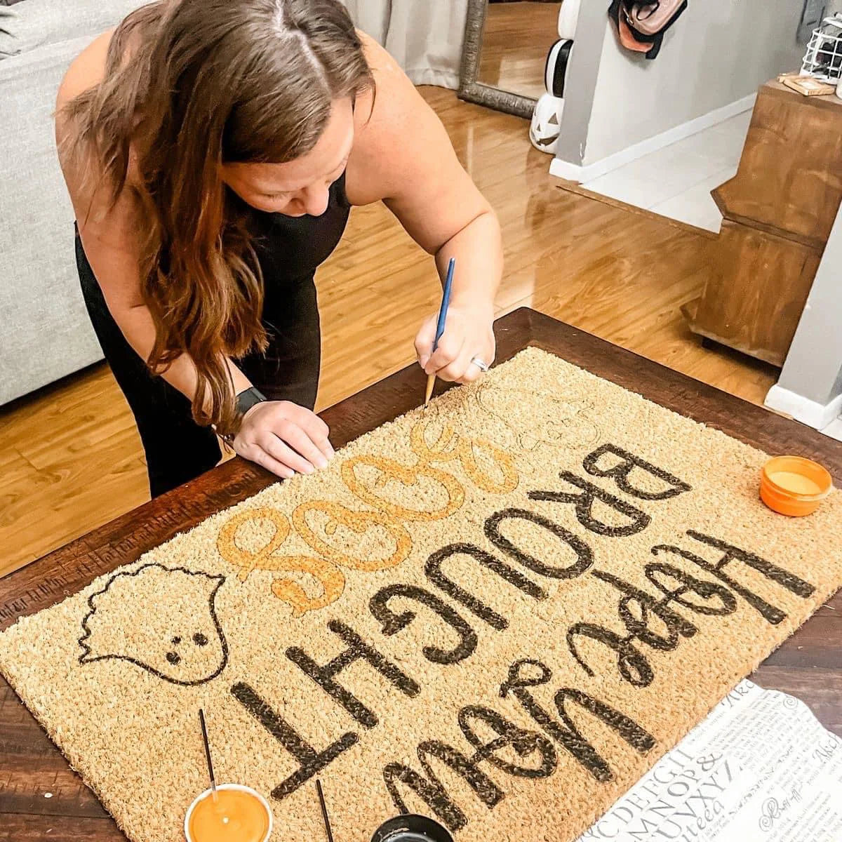 Book a Private Class! Make Your Own Halloween Themed Outdoor Welcome Mat