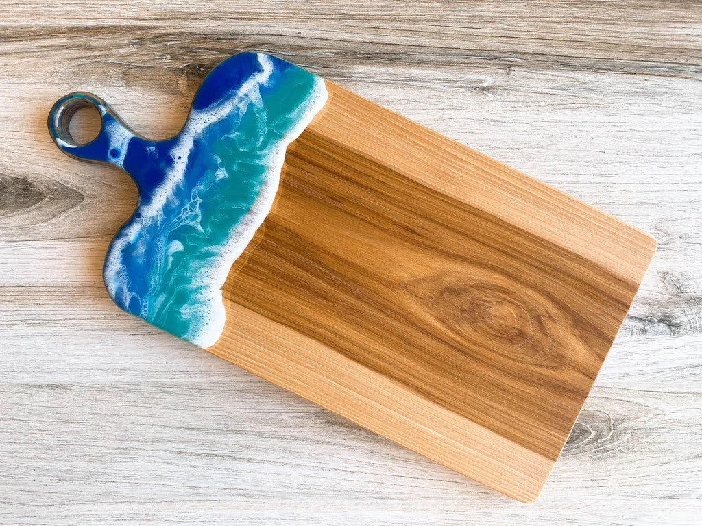 Book a Private Group Class! Make Your Own Resin Wave Cutting Board, Serving Tray, or Sea Turtle!